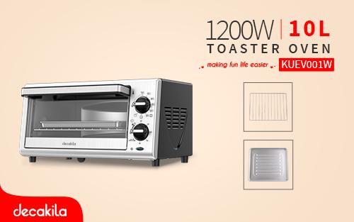 Decakila Kitchen Appliances Toaster oven KUEV001W